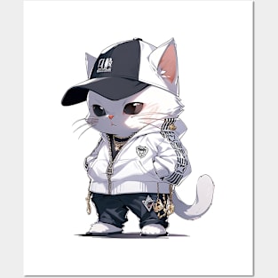 Tiny Thug Life: Chibi Kitty's Street Style Posters and Art